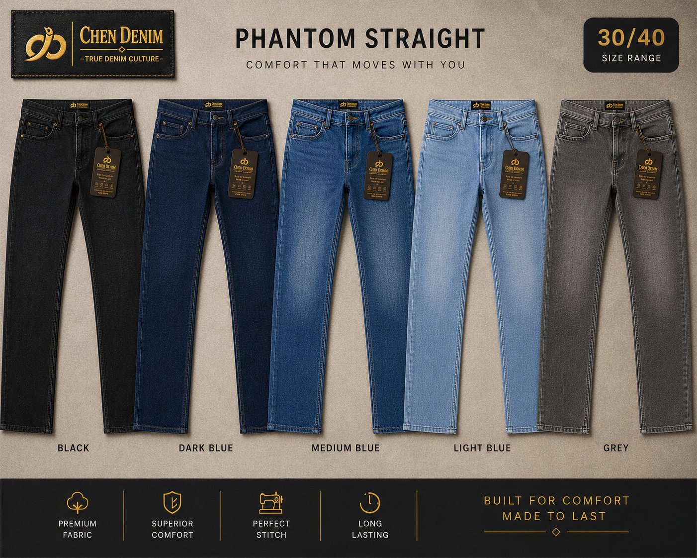Phantom Straight Fit
